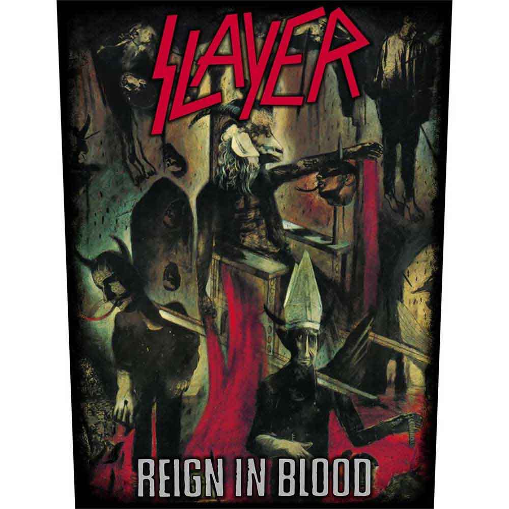 Slayer Patches - Woven Sew On - Reign In Blood