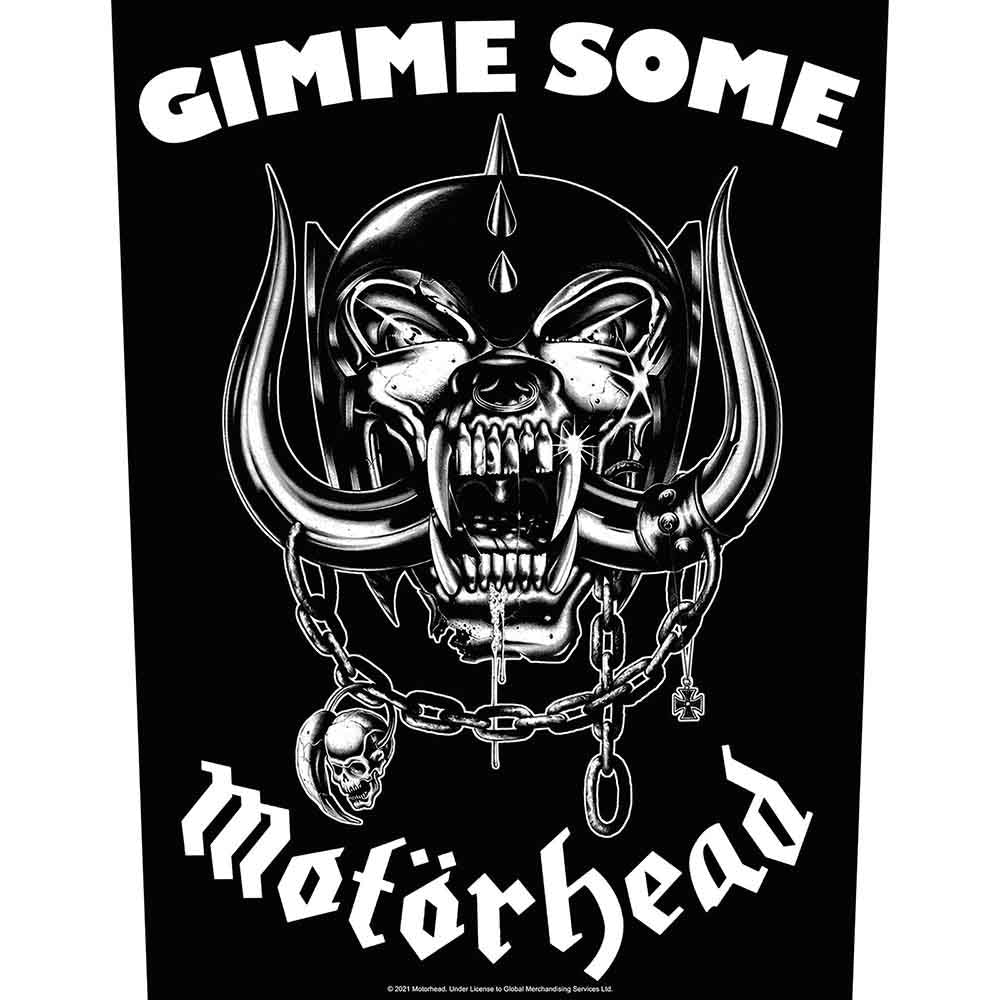 Motorhead Patches - Woven Sew On - Gimme Some