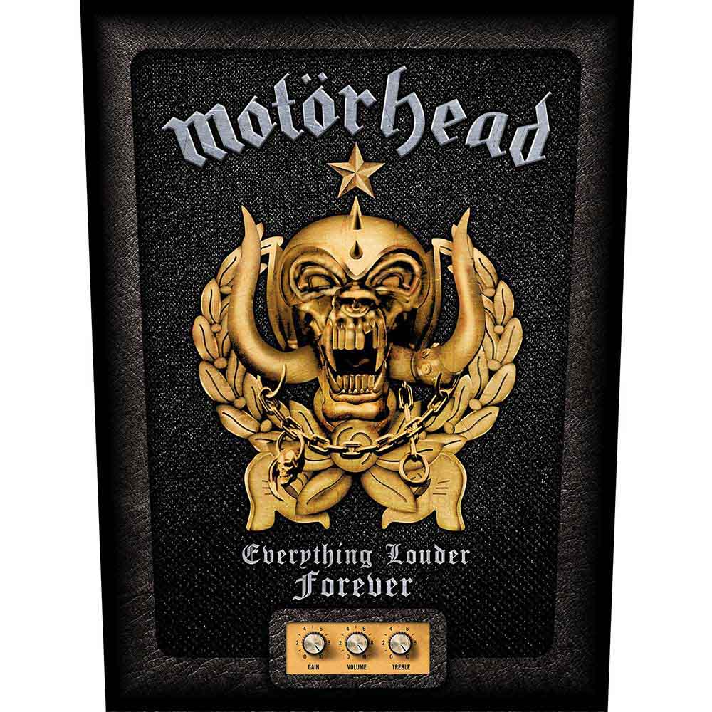 Motorhead Patches - Woven Sew On - Everything Louder Forever