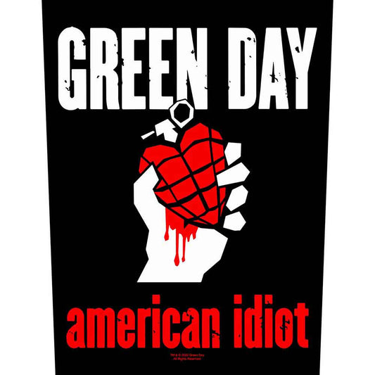 Green Day Patches - Woven Sew On - American Idiot