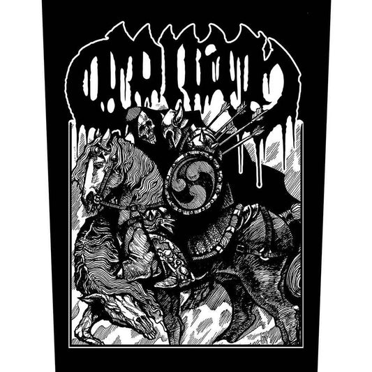 Conan Patches - Woven Sew On - Horseback Battle Hammer
