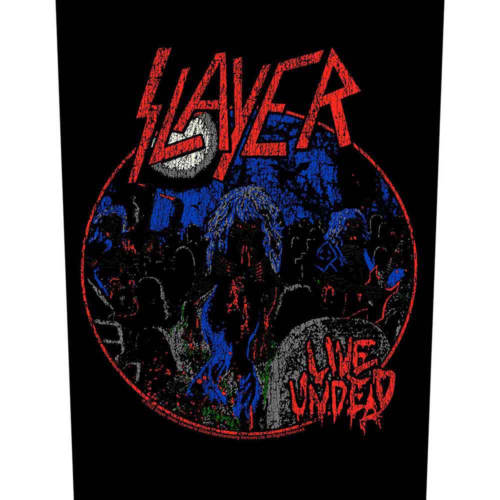 Slayer Patches - Woven Sew On - Live Undead