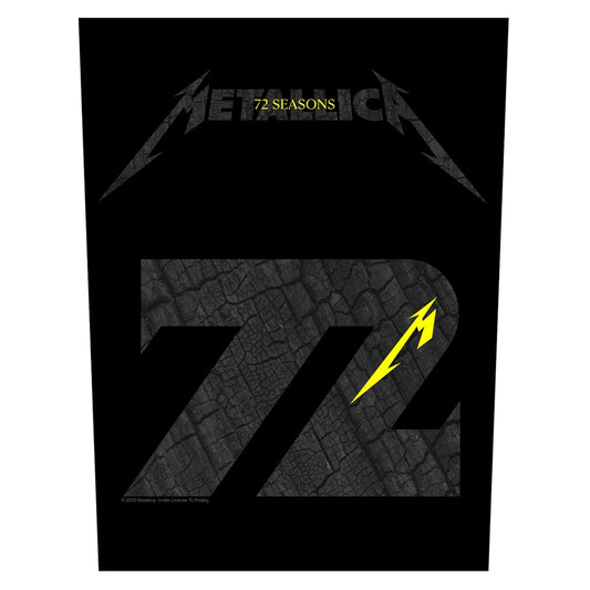 Metallica Back Patch - 72 Seasons Band (Backpatch) | Buy Now For 8.99