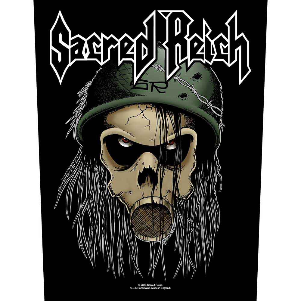 Sacred Reich Patches - Woven Sew On - OD