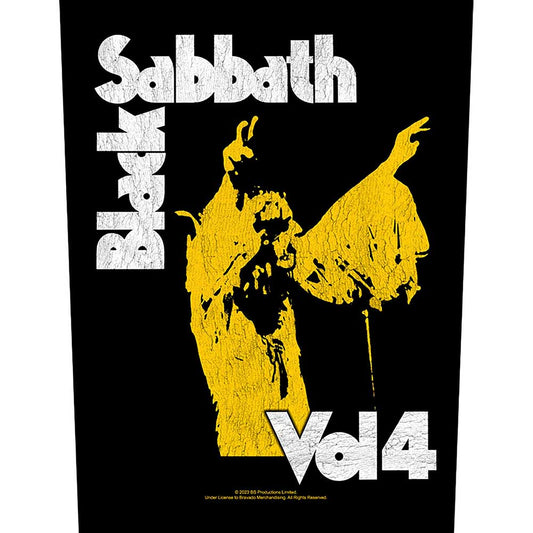 Black Sabbath Patches-Woven Sew On - Pumpkin | Buy Now For 14.99