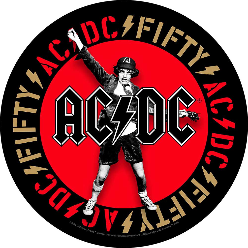 AC/DC Patches - Woven Sew On - Angus Emblem