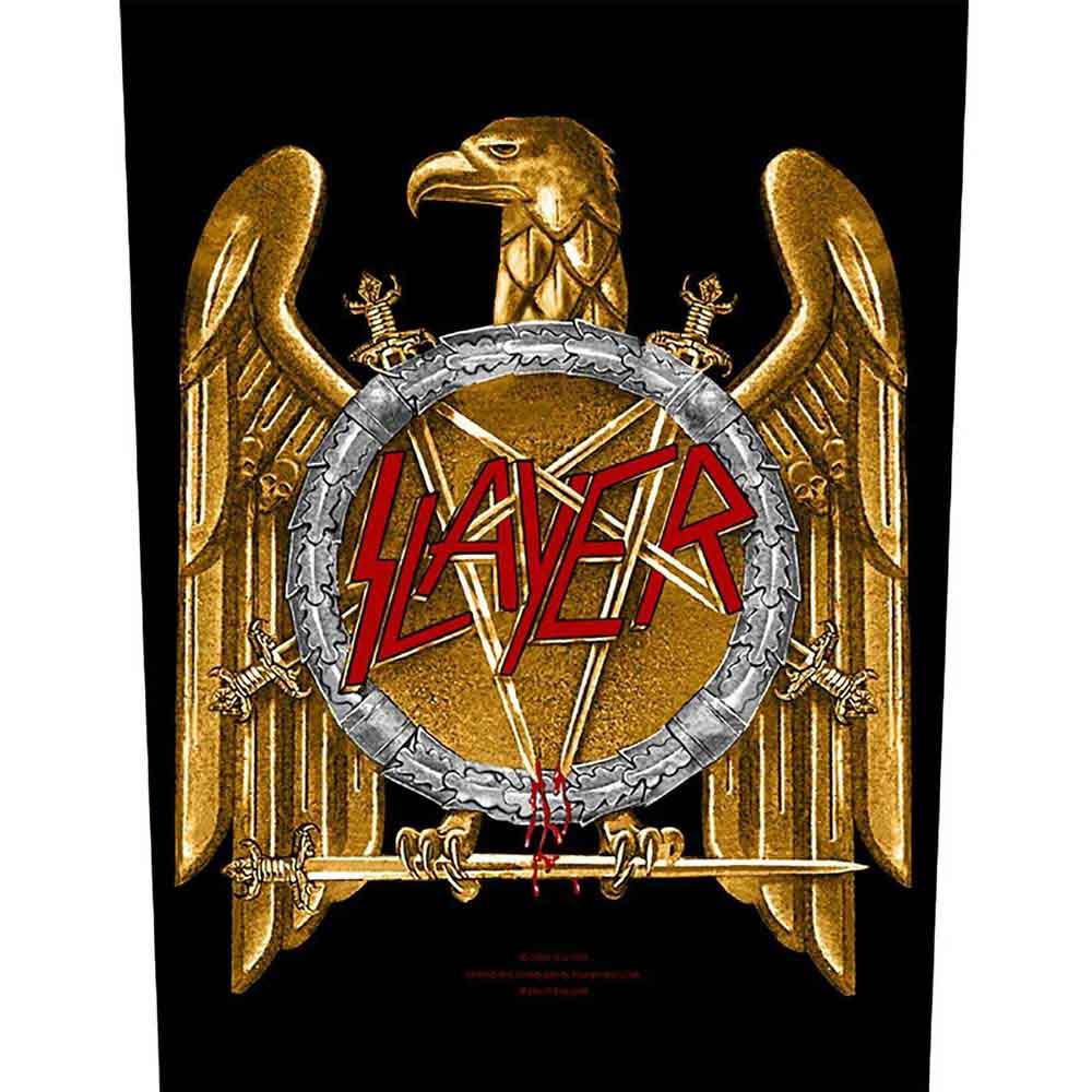 Slayer Patches - Woven Sew On - Golden Eagle
