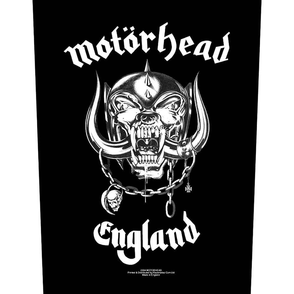 Motorhead Patches - Woven Sew On - England