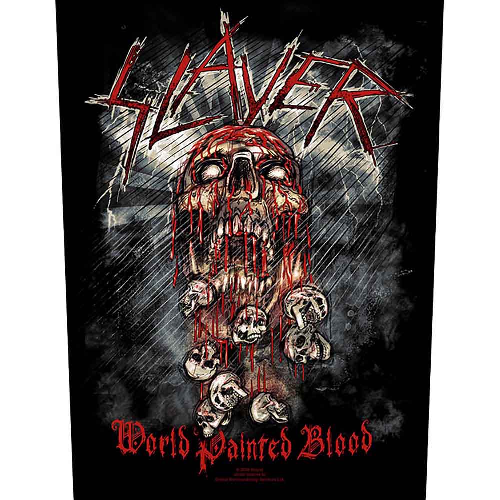 Slayer Patches - Woven Sew On - World Painted Blood
