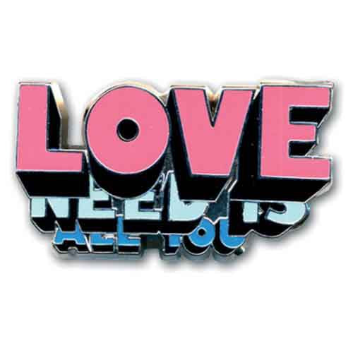 The Beatles Pin Badge - All You Need Is Love