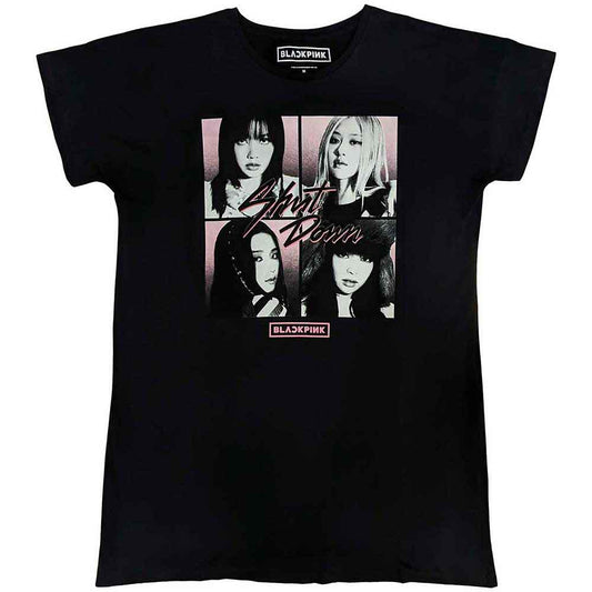 Blackpink Women's Nightdresses - Shut Down Photo Grid | Buy Now For 24.99
