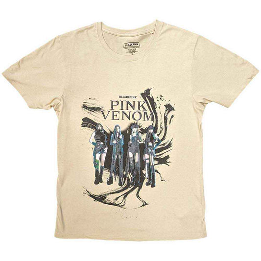 Blackpink T Shirt - Pink Venom Oil Stroke