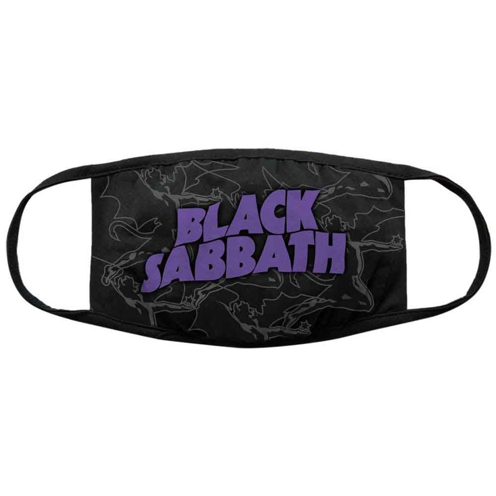 Black Sabbath Headwear Face Masks - Distressed