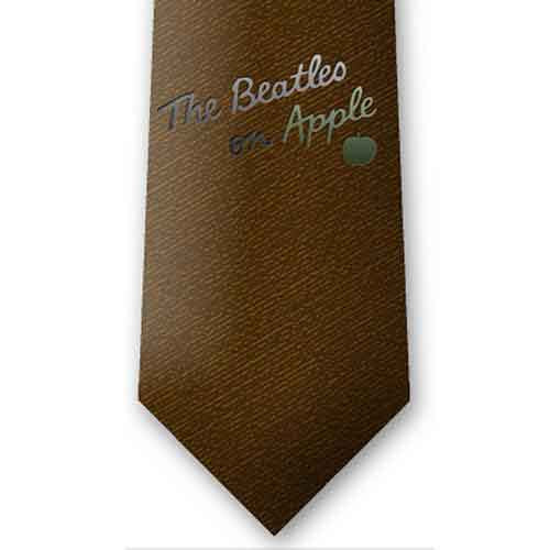 The Beatles Silk Tie - On Apple Burnt