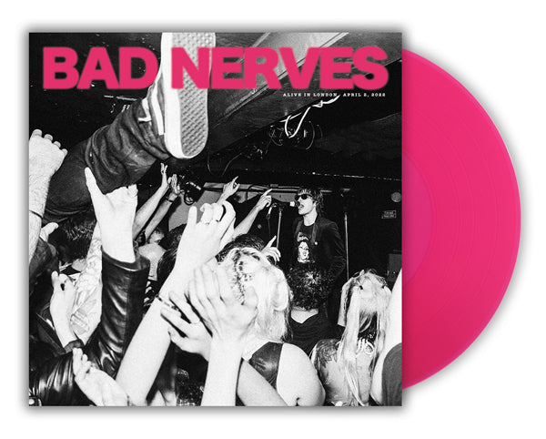 Bad Nerves LP - Alive In London (Transparent Magenta Vinyl)