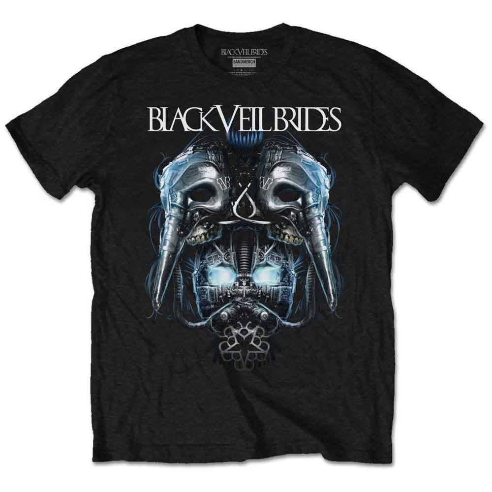 Black Veil Brides T Shirt - Packaged Metal Mask