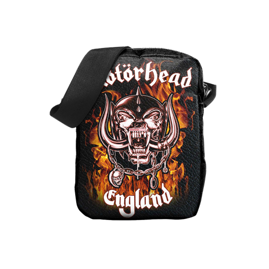 Rocksax Motorhead Crossbody Bag - England Fire | Buy Now For 19.99