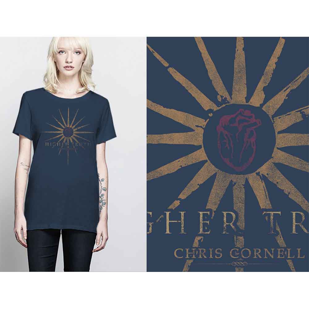 Chris Cornell Women's T Shirt - Higher Truth | Buy Now For 24.99