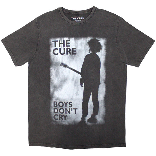 The Cure T Shirt - Boys Don'T Cry B&W Stone Wash | Buy Now For 24.99