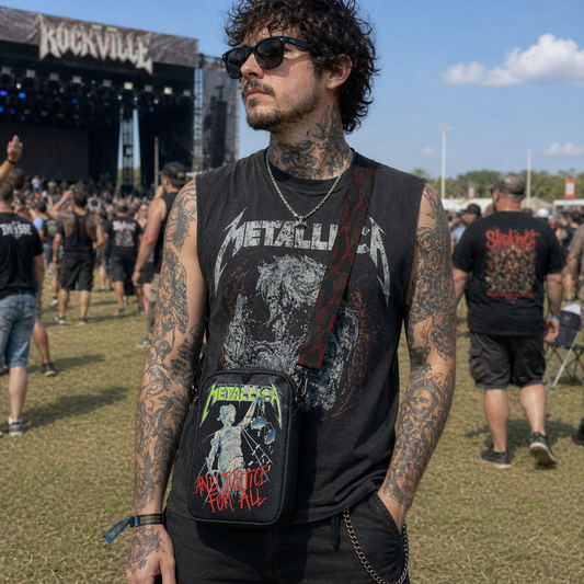 Rocksax Metallica Crossbody - Justice For All
