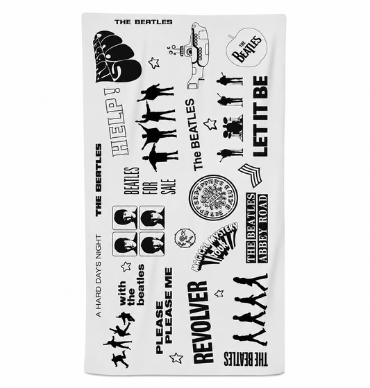 Rocksax The Beatles Towel - Logos