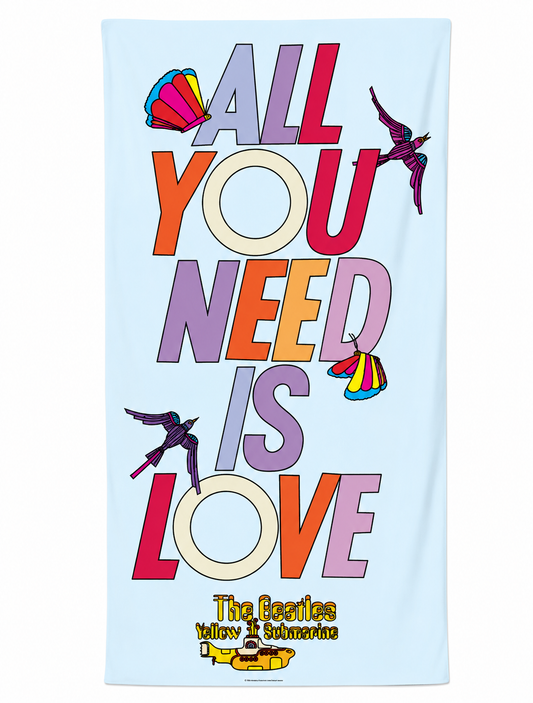 Rocksax The Beatles Towel - Love Is All You Need