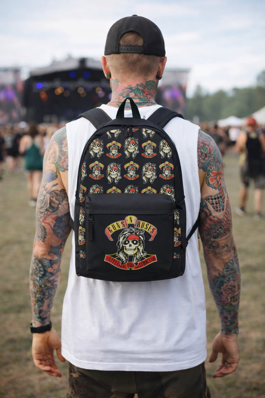 Rocksax Guns N' Roses Backpack - Appetite For Destruction All Over Print