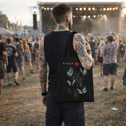 Rocksax Sleep Token Tote Bag - Butterflies