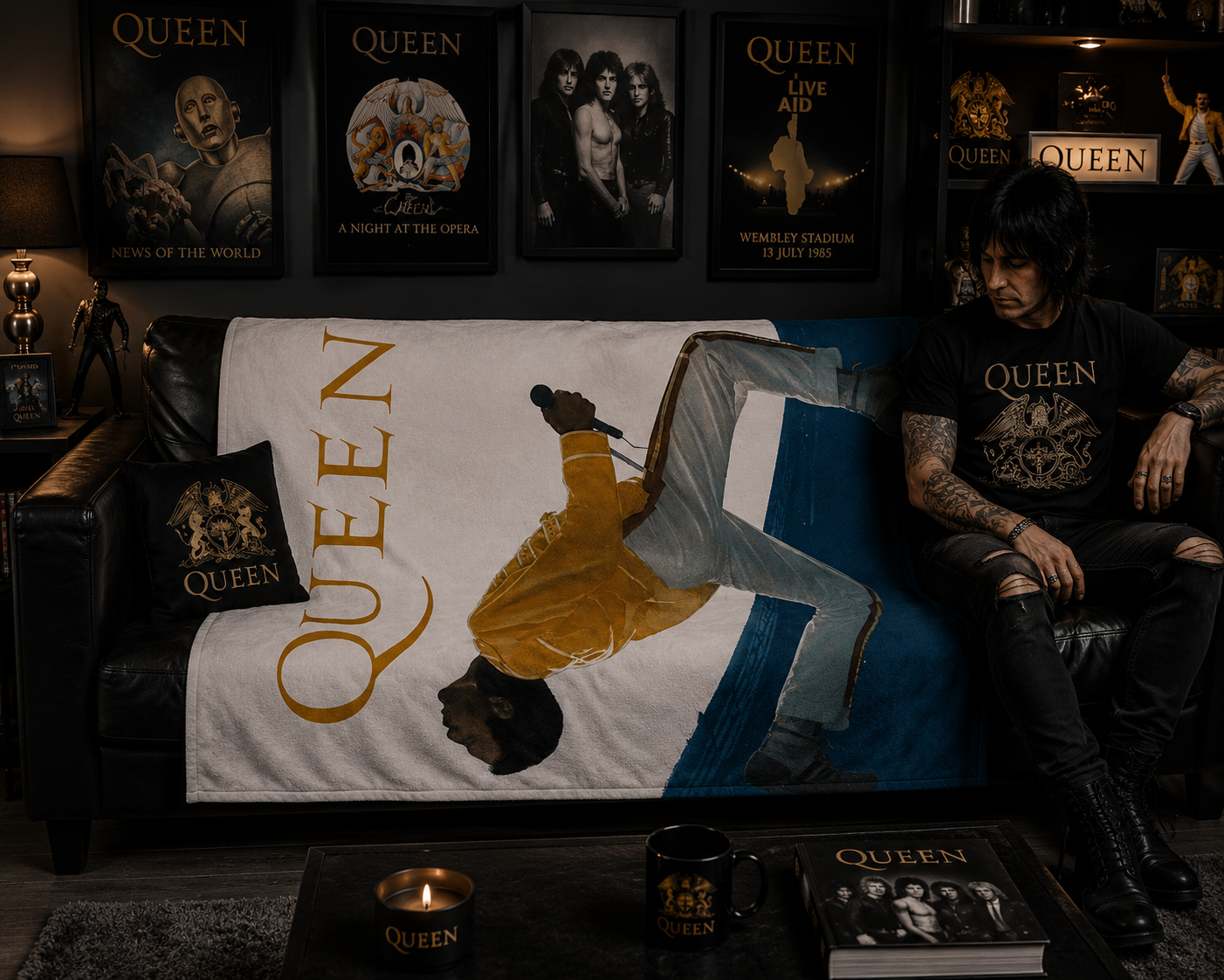 Rocksax Queen Blanket - Live Aid