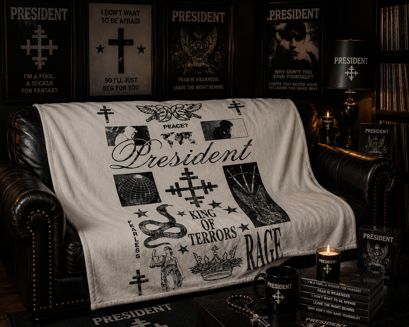 Rocksax President Blanket - King of Terrors