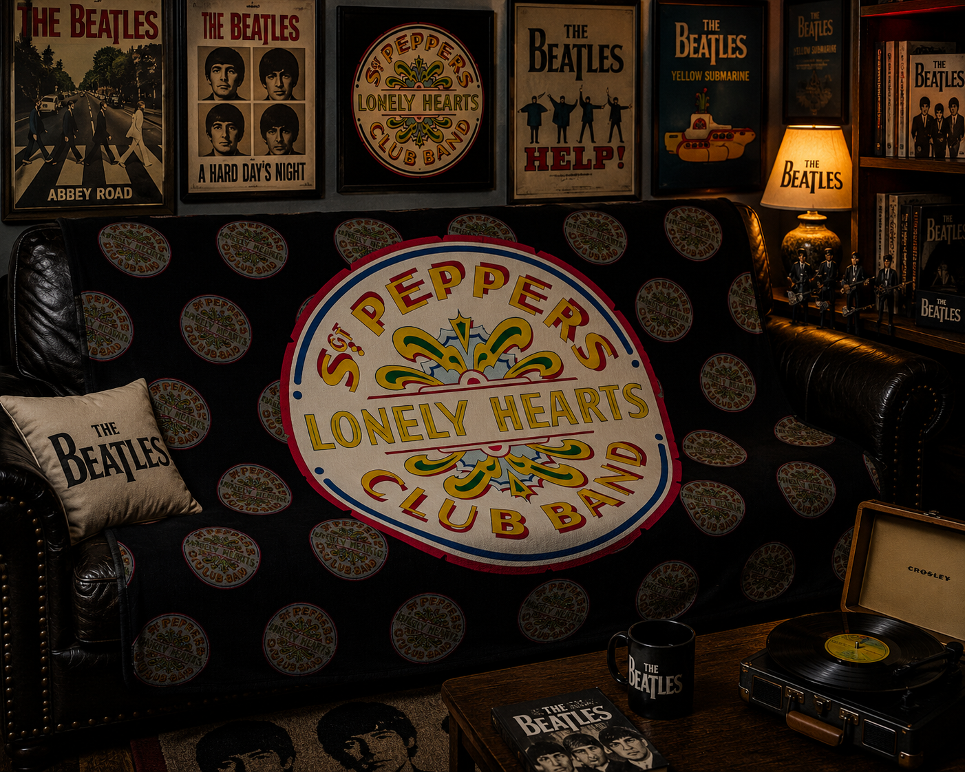Rocksax The Beatles Blanket - Sgt Peppers