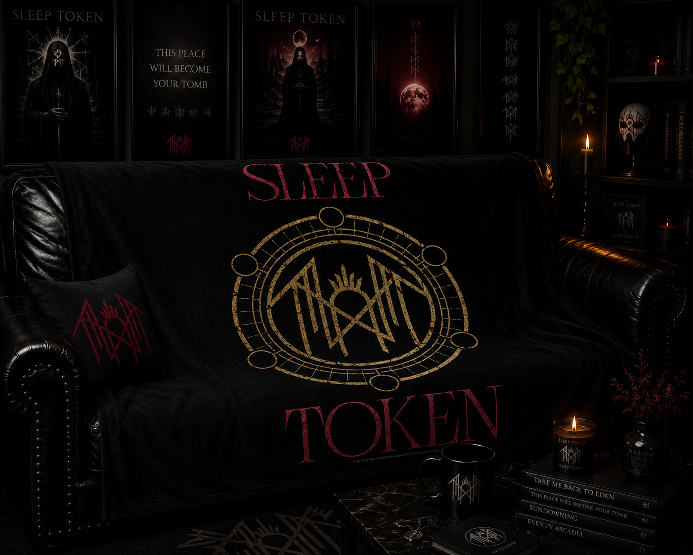 Rocksax Sleep Token Blanket - Even In Arcadia 1