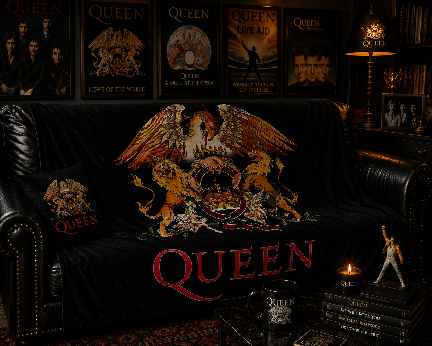 Rocksax Queen Blanket - Crest