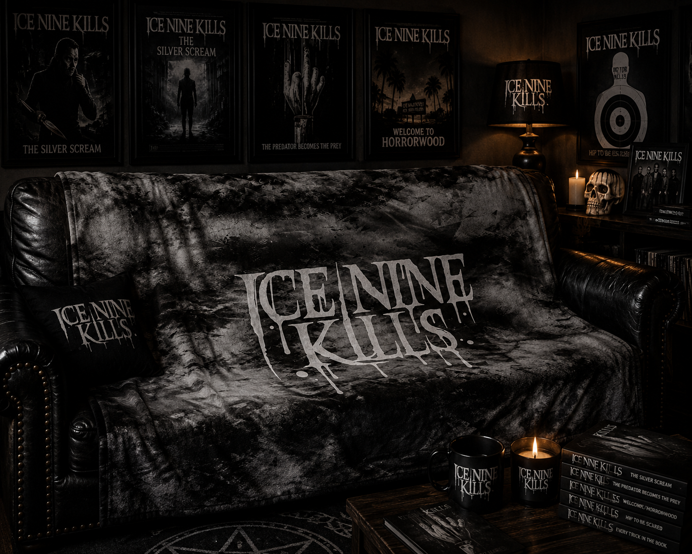 Rocksax Ice Nine Kills Blanket - Drippy Logo