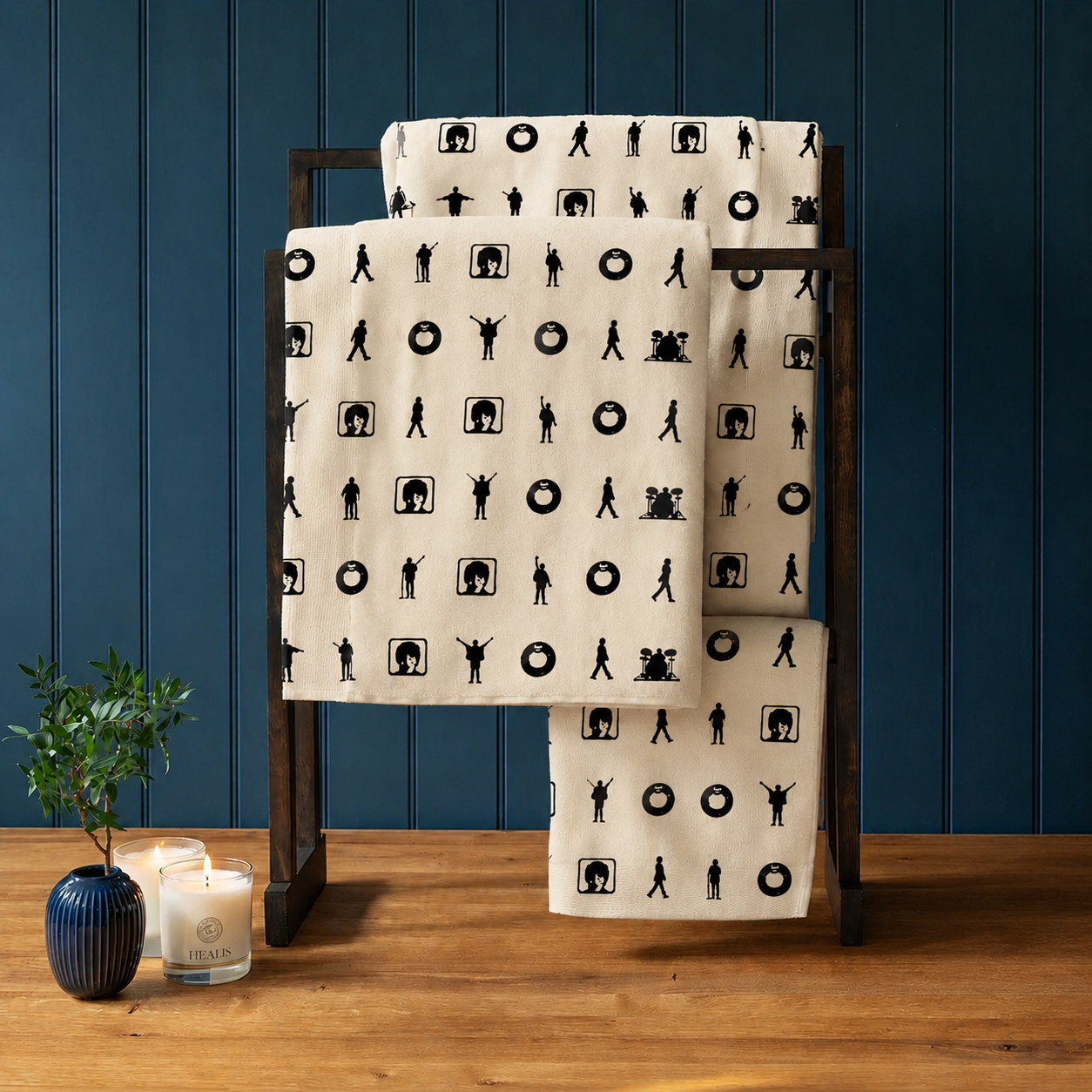 Rocksax The Beatles Towel - Help Icons