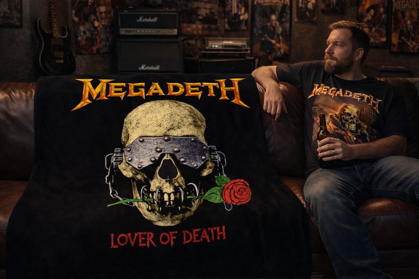 Rocksax Megadeth Blanket - Master of Death