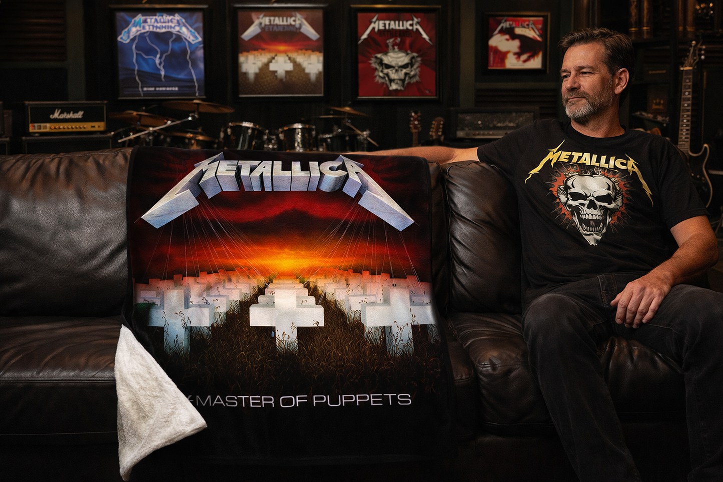 Rocksax Metallica Blanket - Master of Puppets