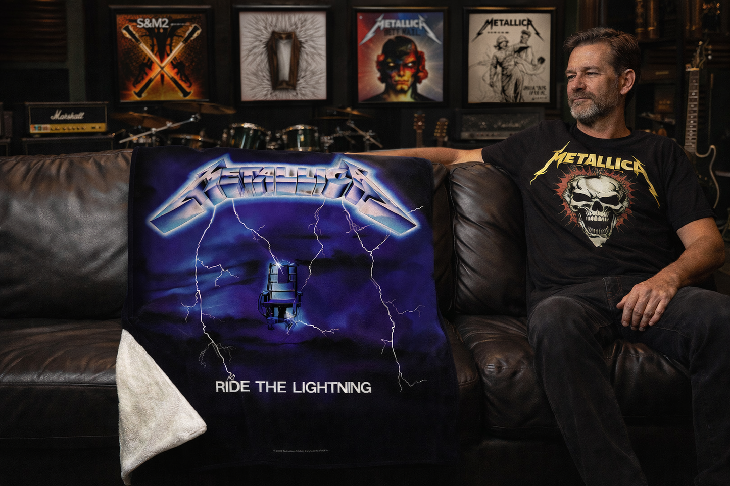 Rocksax Metallica Blanket - Ride The Lightning