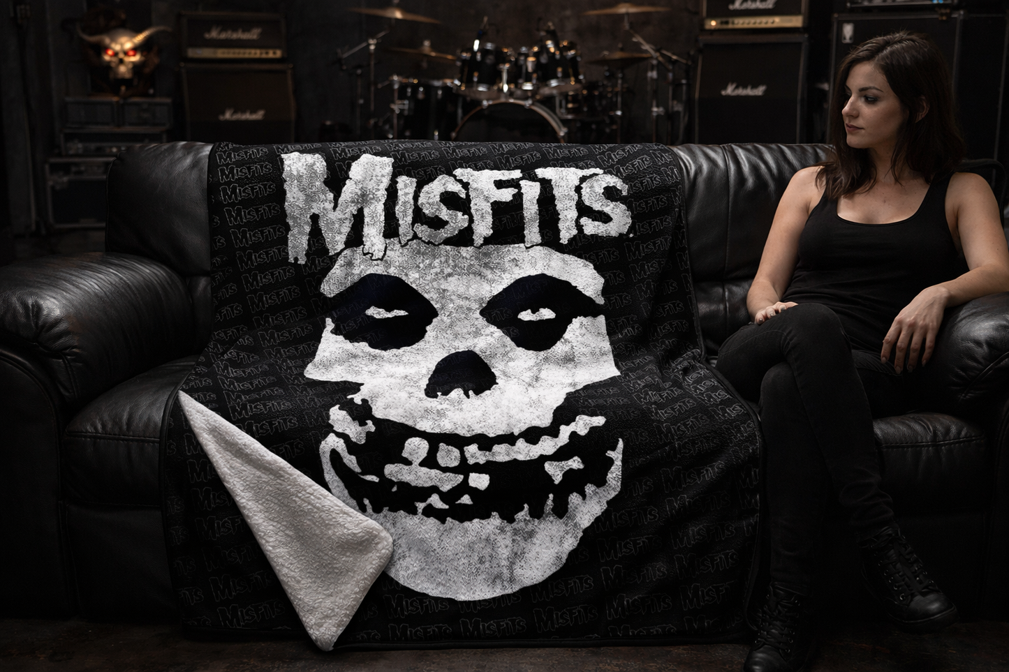Rocksax Misfits Blanket - Fiend