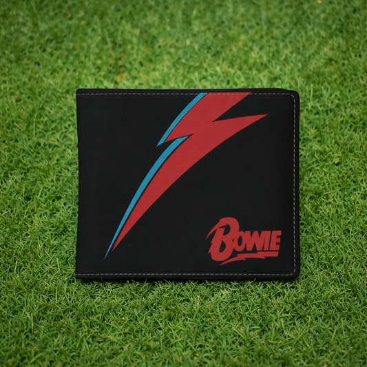 Rocksax David Bowie Wallet - Lightning Black