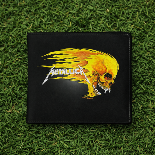 Rocksax Metallica Wallet - Pushead Flame