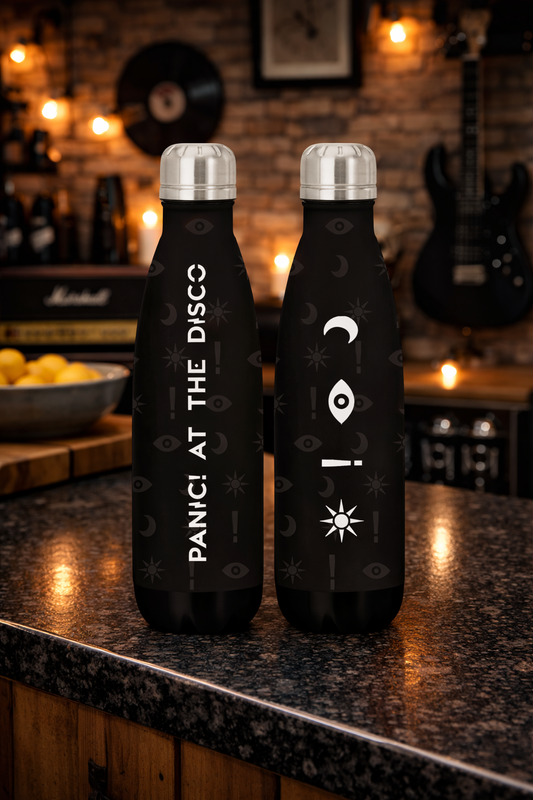 Rocksax Panic! At The Disco Drink Bottle - Icons