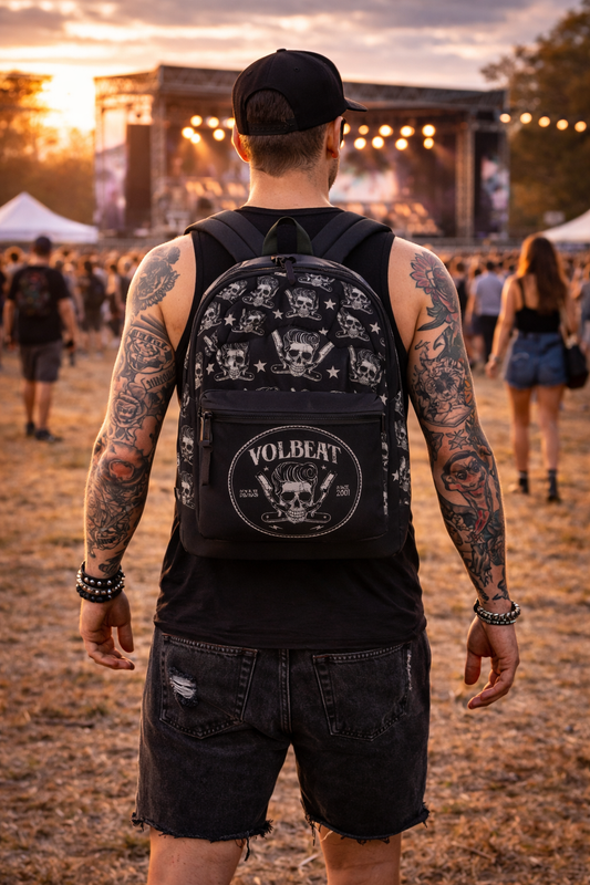 Rocksax Volbeat Backpack - Barber All Over Print