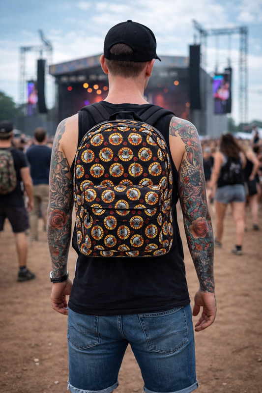 Rocksax Guns N' Roses Backpack - Roses All Over
