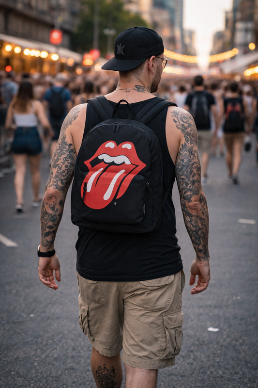 Rocksax The Rolling Stones Backpack - Tongue