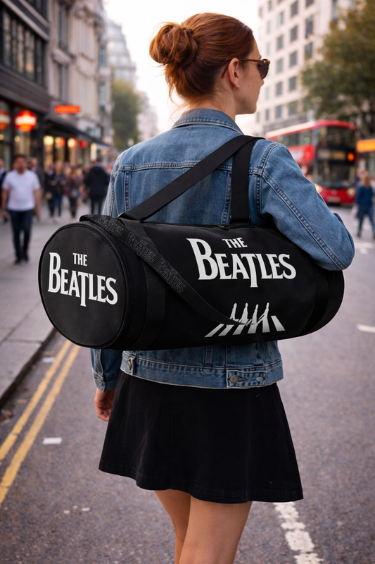 Rocksax The Beatles Duffle Bag - Abbey Rd (B/W)