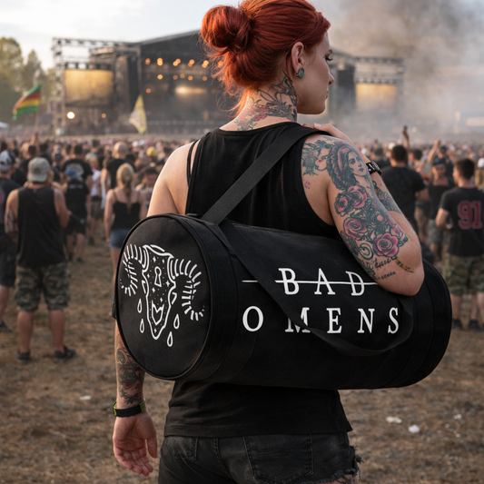 Rocksax Bad Omens Duffle Bag - Ramskull