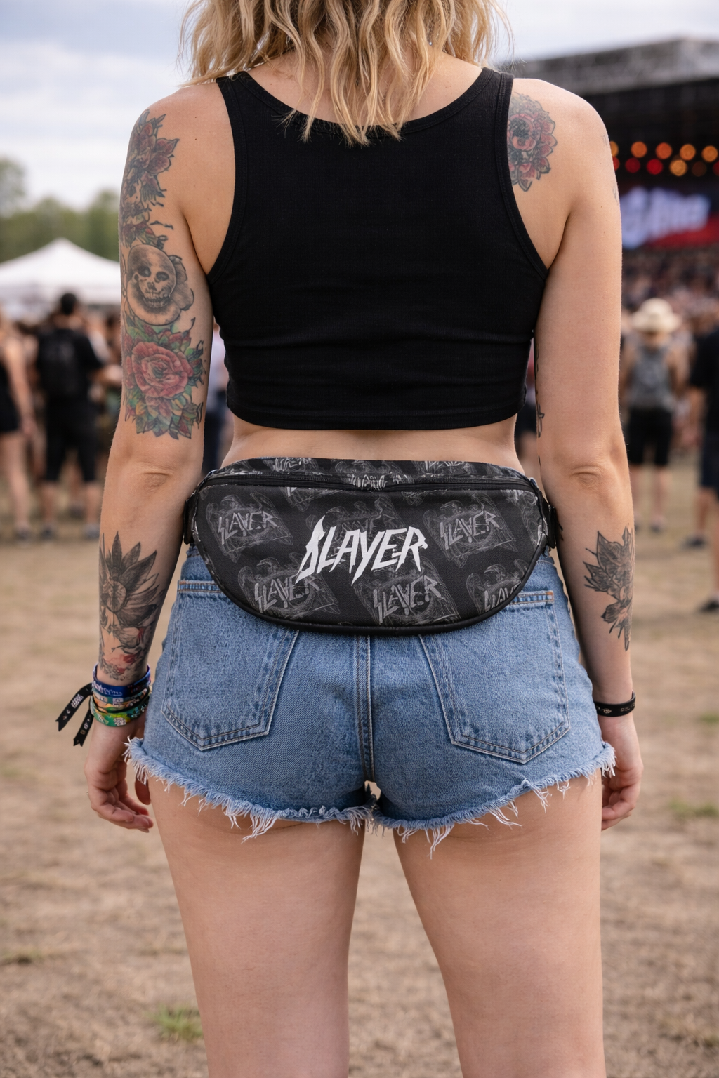 Rocksax Slayer Bum Bag (Fanny pack) - Repeated
