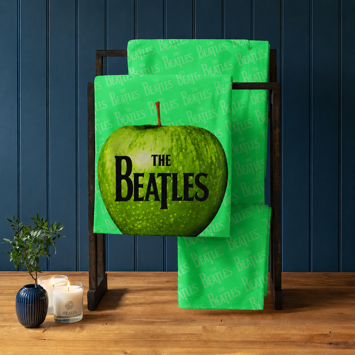 Rocksax The Beatles Towel - Apple Logo