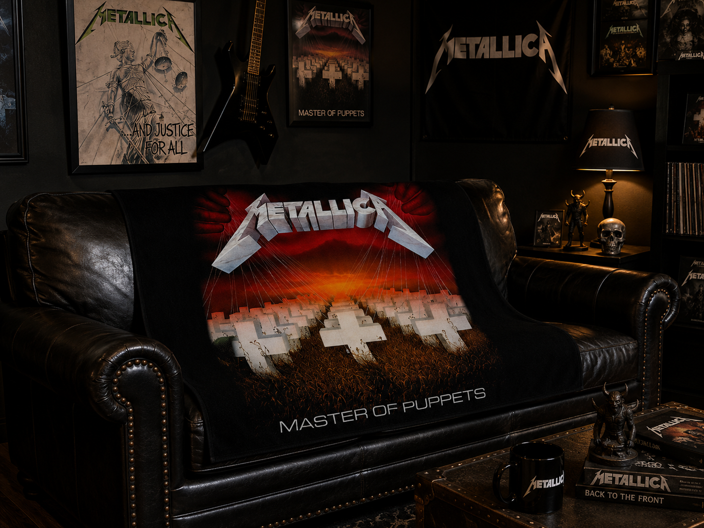 Rocksax Metallica Blanket - Master of Puppets